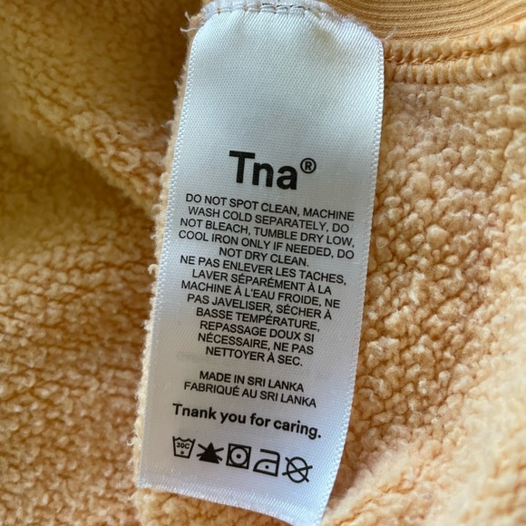 TNA Cozy Fleece Boyfriend Hoodie Size: 2 - Picture 2 of 4